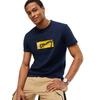 Ανδρικό T-shirt Tommy Jeans Tjm Reg Signature Tee Ext Dark Blue DM0DM23547-C1G