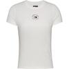 Γυναικείο T-Shirt Tommy Jeans Slim Essential Logo 2 Tee Ecru DW0DW20316-YBL