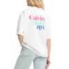 Γυναικείο Τ-Shirt Calvin Klein Sw Rel Calvin Klein Nyc Tee Brilliant White LV047AB813-YAA