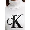 Γυναικείο Πουλόβερ Calvin Klein Chenile Monologo Sweater Brilliant White LV047D354G-YAA