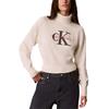 Γυναικείο Πουλόβερ Calvin Klein Ls Logo Tneck Tofu LV047H329G-YAS
