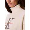 Γυναικείο Πουλόβερ Calvin Klein Ls Logo Tneck Tofu LV047H329G-YAS