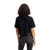 Γυναικείο T-shirt Karl Lagerfeld Cropped Bleach Logo Black A1W17033-999