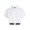 Γυναικείο Πουκάμισο Karl Lagerfeld Jeans Cropped Woven Shirt White A2W11017-100