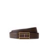 Ανδρική Ζώνη Tommy Hilfiger Flag Logo Buckle 3.5 Chocolate AM0AM10332-HJT