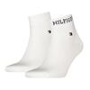 Ανδρικές Κάλτσες Tommy Hilfiger Quarter 2p Tab White 701232466-001