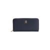 Γυναικείο Πορτοφόλι Tommy Hilfiger Iconic Tommy Large Za Space Blue AW0AW13660-DW6