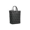 Γυναικεία Τσάντα Ώμου Tommy Jeans Tjw Must Tote Aov Black Allover Print AW0AW15646-0GJ