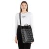 Γυναικεία Τσάντα Ώμου Tommy Jeans Tjw Must Tote Aov Black Allover Print AW0AW15646-0GJ