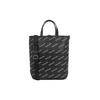 Γυναικεία Τσάντα Ώμου Tommy Jeans Tjw Must Tote Aov Black Allover Print AW0AW15646-0GJ