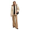 Γυναικείο Μπουφάν Tommy Hilfiger Tyra Down With Fur Country Ivory WW0WW42741-AEX