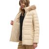Γυναικείο Μπουφάν Tommy Hilfiger Tyra Down With Fur Country Ivory WW0WW42741-AEX