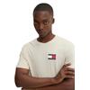 Ανδρικό T-shirt Tommy Jeans Slim Essential Flag Ext Oat Marl Htr DM0DM20740-AE3