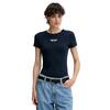 Γυναικείο T-Shirt Tommy Jeans Slim Essential Logo2 Tee Ext Dark Night Navy DW0DW20913-C1G