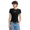 Γυναικείο T-Shirt Tommy Jeans Slim Essential Logo2 Tee Ext Black DW0DW20913-BDS