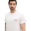 Ανδρικό T-Shirt Tommy Jeans Slim Pop Color Flag Tee Ext Ecru DM0DM21577-YBL