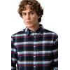 Ανδρικό Πουκάμισο Tommy Hilfiger Tjm Reg Pattern Corduroy Shirt Dark Blue Check DM0DM23615-0M0
