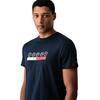 Ανδρικό T-shirt Tommy Jeans Tjm Slim Dna Play Tee Ext Dark Blue DM0DM23715-C1G