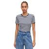 Γυναικείο T-Shirt Boss C Esla Striped Open Miscellaneous 50504192-992