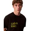 Ανδρικό T-Shirt Calvin Klein Ss 20s Io Circ Grap Black LV04RD810G-UB1