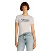 Γυναικείο T-shirt Tommy Jeans Slim Essential Logo Ext Ecru DW0DW19447-YBH