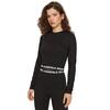 Γυναικεία Μπλούζα Karl Lagerfeld Ls Milano Black A1W17042-999
