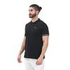 Ανδρικό Polo Tommy Jeans Slim Flag Cuff Polo Ext Black DM0DM21306-BDS