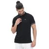 Ανδρικό Polo Tommy Jeans Slim Flag Cuff Polo Ext Black DM0DM21306-BDS
