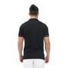 Ανδρικό Polo Tommy Jeans Slim Flag Cuff Polo Ext Black DM0DM21306-BDS
