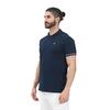 Ανδρικό Polo Tommy Jeans Slim Flag Cuff Polo Ext Dark Night Navy DM0DM21306-C1G