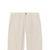 Ανδρικό Παντελόνι Calvin Klein Linen Lyocell Stretch Tapered Silver Lining K10K114098-PE0