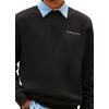 Ανδρικό Φούτερ Tommy Jeans Tjm Reg Linear Crew Ext Black DM0DM20249-BDS