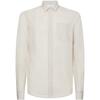 Ανδρικό Πουκάμισο Calvin Klein Cotton Linen Chest Pocket Stony Beige K10K108664-ACE