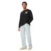 Ανδρική Μπλούζα Calvin Klein Ls 30s Eu Block Front Tee Black LV04RH859G-UB1