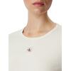 Γυναικεία Μπλούζα Calvin Klein Ls Woven Label Sensual Detail To Tofu LV047H259G-YAS