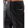Γυναικείο Παντελόνι Calvin Klein Faux Leather High Rise Straight Ck Black J20J221385-BEH