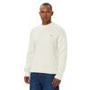 Ανδρικό Πουλοβερ Calvin Klein Vertical Rib Cttn Crewnk Swtr Tofu LV04RH328G-YAS