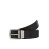 Ανδρική Ζώνη Calvin Klein Fl Cl Rev_ Adj Lthr Aop Belt 40mm Black Pebble_ Black Allover K50K511147-0GQ