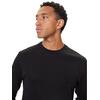 Ανδρικό Τ-Shirt Calvin Klein Ls Supima Interlock Solid Crewneck Black LV04LD227G-UB1