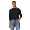 Ανδρικό Τ-Shirt Calvin Klein Ls Supima Interlock Solid Crewneck Black LV04LD227G-UB1