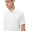 Ανδρικό Polo Calvin Klein Ss Rfnd Pq Tppd Clss Bright White LV04LC239G-YAF