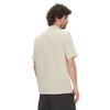 Ανδρικό Πουκάμισο Calvin Klein Linen Cotton Cuban Ss Shirt Silver Lining K10K114197-PE0