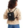 Γυναικεία Τσάντα Calvin Klein Bold Ck Flap Mini Backpack Black/White LV04F3893G-3L2