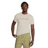 Ανδρικό T-shirt Calvin Klein Textured Embroidery Logo Oatmeal K10K114169-PDV