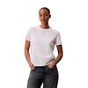 Γυναικείο T-shirt Calvin Klein Ss Woven Label Classic Fit Tee Bright White LV047F227G-YAF