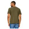 Ανδρικό T-Shirt Calvin Klein Ss Waffle Badge Crewnk Tee Olive Night LV04RJ208G-LI1