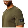 Ανδρικό T-Shirt Calvin Klein Ss Waffle Badge Crewnk Tee Olive Night LV04RJ208G-LI1