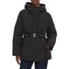 Γυναικείο Μπουφάν Calvin Klein Logo Belt Short Puffer Black J20J224107-BEH
