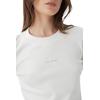Γυναικεία Μπλούζα Calvin Klein A Ls Monogram Baby Tee Bright White LV047A803G-YAA