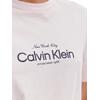Γυναικείο T-shirt Calvin Klein Ss Classic Ck Nyc Logo Tee Cradle Pink LV047F810G-8Z6